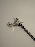 CUBAN LINK X ROLL LINK CARABINER CHAIN