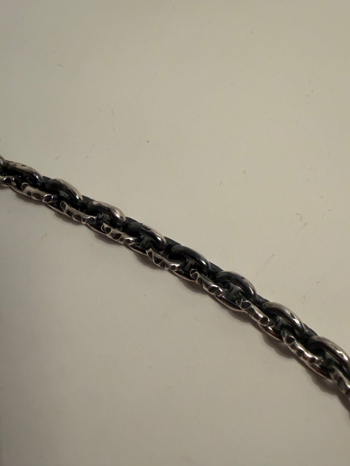 CUBAN LINK X ROLL LINK CARABINER CHAIN