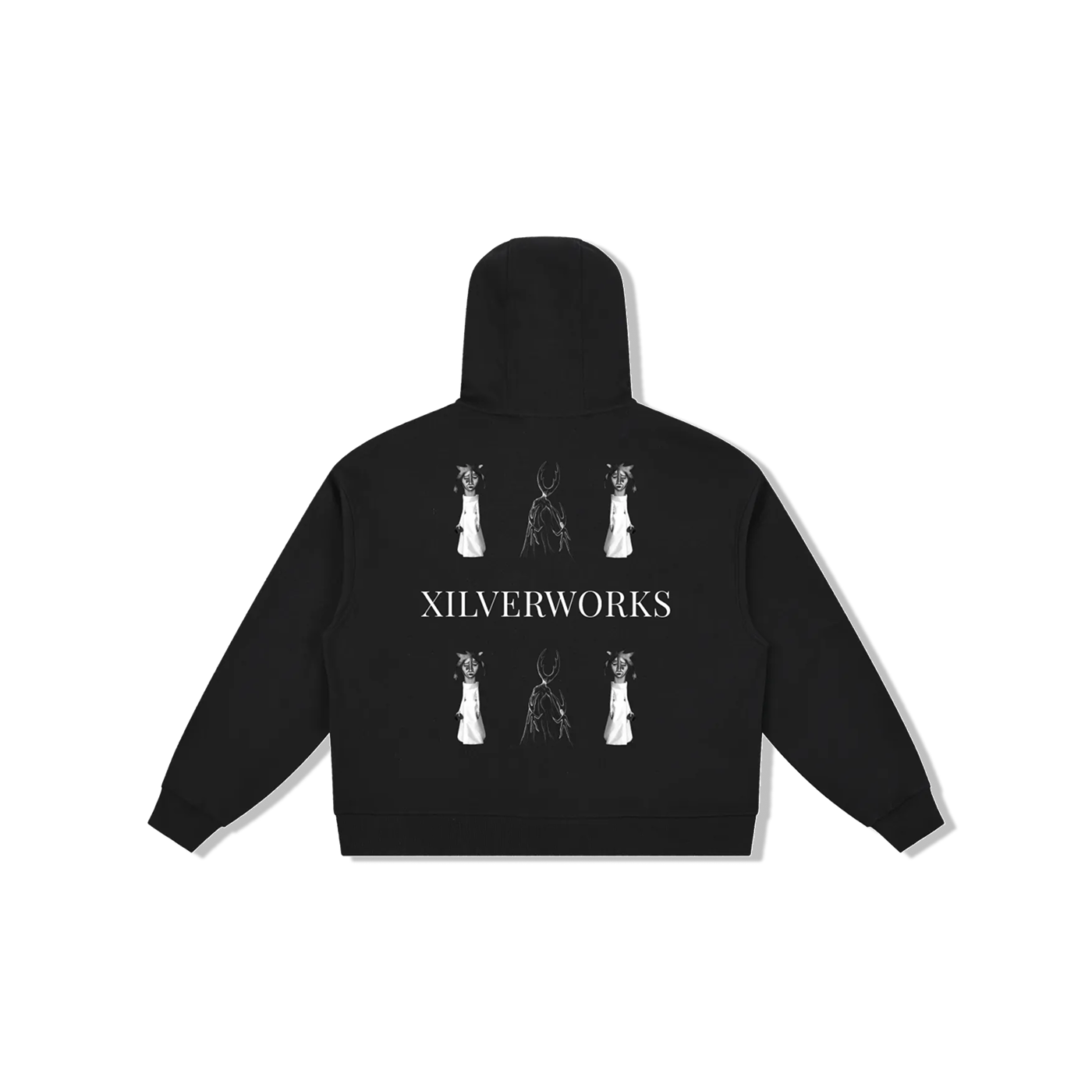 XILVERWORKS PLACKET HOODIE
