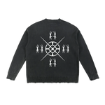 "X MARKS THE SPOT" VINTAGE WASHED SWEATER