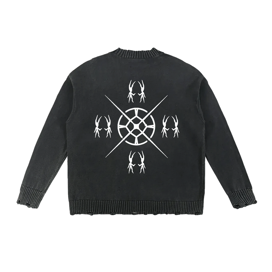 "X MARKS THE SPOT" VINTAGE WASHED SWEATER