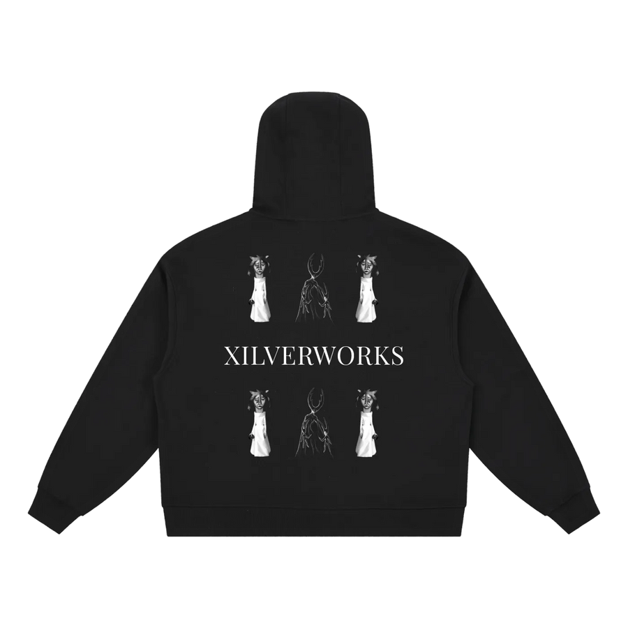 XILVERWORKS PLACKET HOODIE